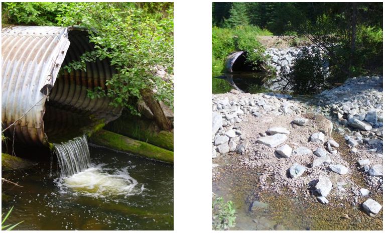 Hansard Creek Crossing - Before and After